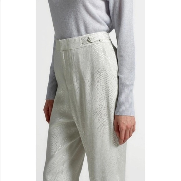 EQUIPMENT FEMME Charlyne Trouser In Sky Gray Size 6 - Picture 6 of 9